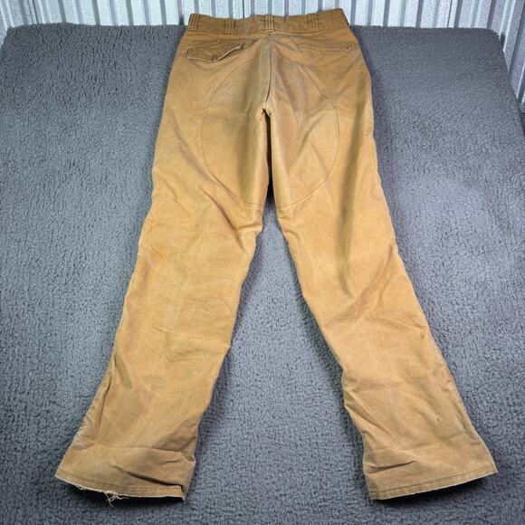 Vintage Red Head Bone Dry Pants Mens 32x32 Canvas Workwear Distressed USA 90s - Picture 6 of 13